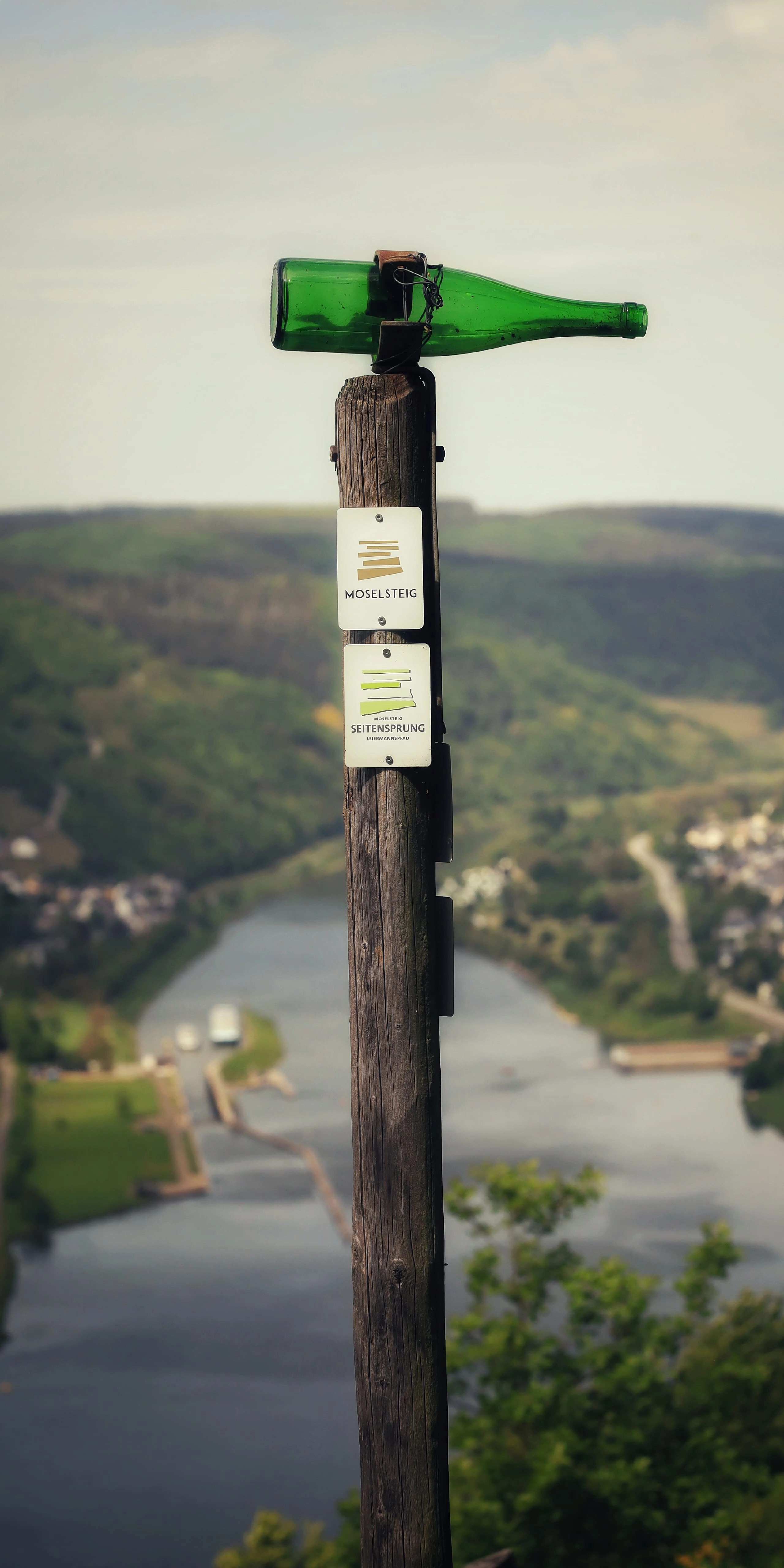 Wanderschild Leiermannspfad Wegweise